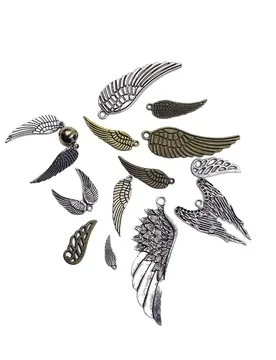 PCS Mix Angel Wings Charm Pendants Mixed 10-50mm DIY Crafts Gift Decoration Supplies Material Bag Handmade Jewelry Accessorie - Aliexpress - FashionsVida