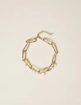 Collier ras-de-cou avec perles - TWINSET - FashionsVida