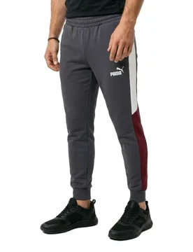 Pantalon De Survêtement Power Colorblock Galactic Gray S - Puma - FashionsVida