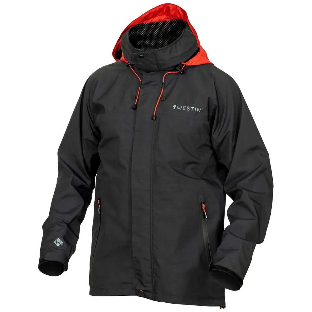 W6 Rain Jacket Steel Black L Men - Westin - FashionsVida