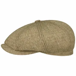 Hatteras Structure Flat Cap by - beige-green - Female - Size: 62 cm