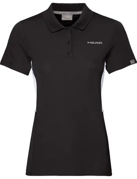 Club Tech Short Sleeve Polo Black 152 cm - Head Racket - FashionsVida