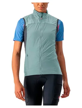 Gilet Unlimited Puffy Blue / Silver - Castelli - FashionsVida