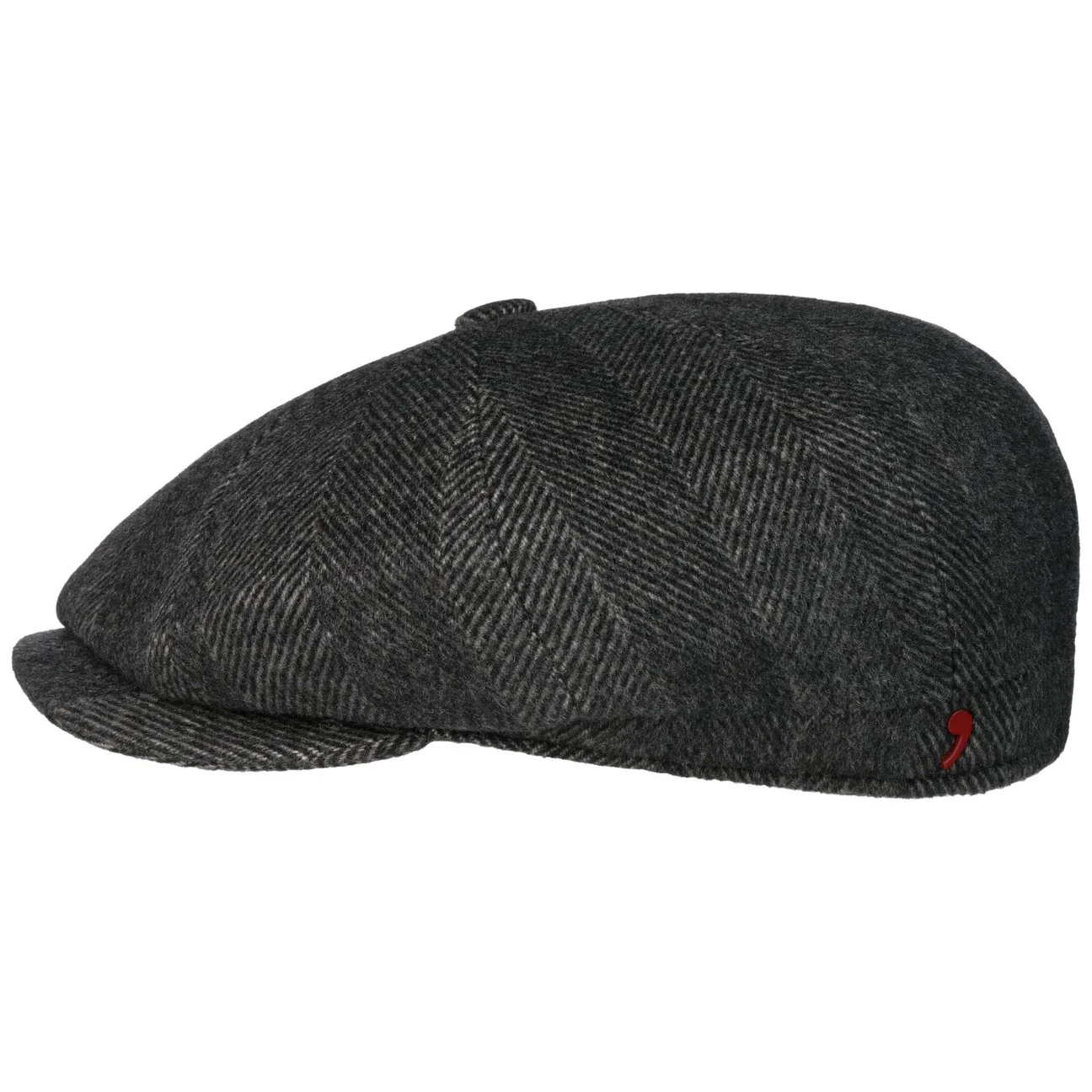 Rolando Cashmere Flat Cap by Alfonso DEste - anthracite - Herren - Size: L (58-59 cm) - Alfonso D´Este - FashionsVida
