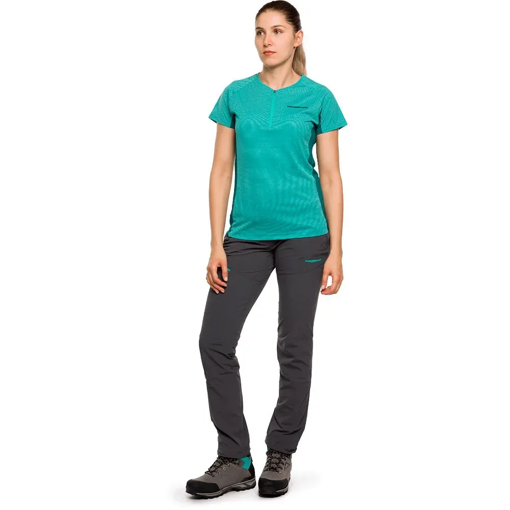 Magliette A Maniche Corte Con Mezza Cerniera Leit Light Green / Light Green XS - Trangoworld - FashionsVida