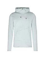 Giacca in pile da uomo Grid Hoodie grigio chiaro XL