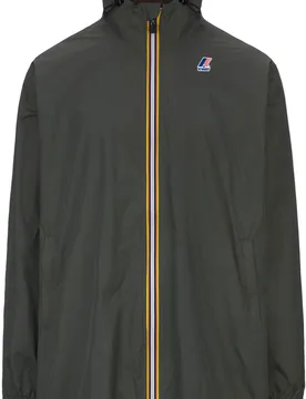 Veste longue coupe-vent imperméable et compactable - Le Vrai 4.0 Eiffel East Green Blackish - Taille XXL - Vert - K-way - FashionsVida