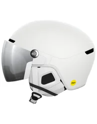 Casque de ski/snowboard - Obex Visor Hydrogen White/Clarity Universal/Partly Sunny/Silver - Taille 51-54 cm - Blanc
