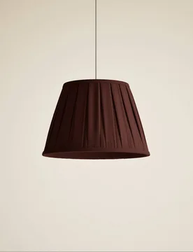 M&S Fabric Wide Pleated Shade Red - M&S - FashionsVida