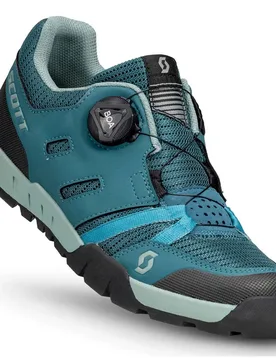 Scarpe Mtb Sport Crus-r Flat Boa Petrol Blue / Mint Green - Scott - FashionsVida