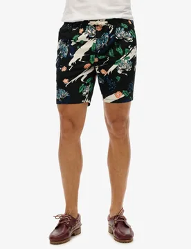 Superdry Herren Bermuda Shorts mit Tapered Passform Schwarz - Größe: L - 69.99 - FashionsVida