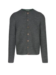 Trachtenstrickjacke ALOISIUS grau M Herren