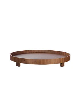 Vassoio su piede rotondo 40 cm NOCE marrone marrone - ASA Selection - FashionsVida