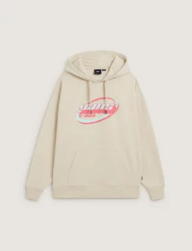 Womens V2k Oversized Hoodie - Beige Cotton - Size Small - Vans - FashionsVida