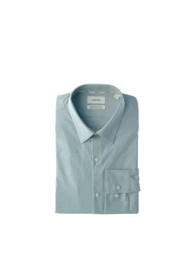 Camicia in cotone GRIGIO TÉ VERDE 39 - Calvin Klein - FashionsVida