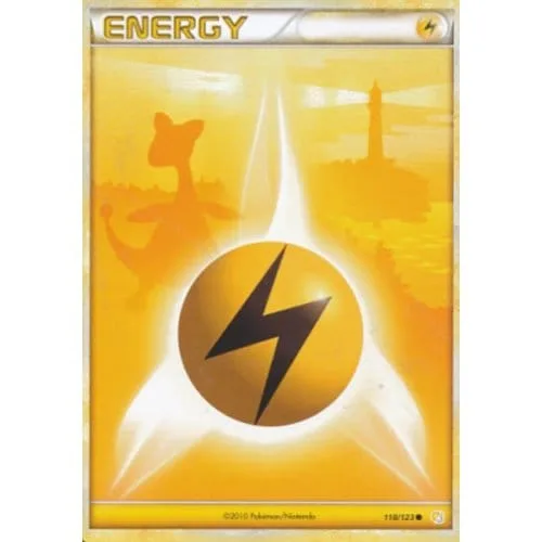 Pokemon HeartGold & SoulSilver 118/123 Lightning Energy - Pokémon - FashionsVida