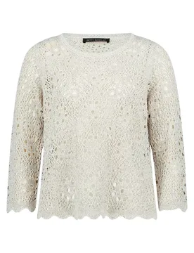 Strickpullover Kurz 3/4 Arm female - 40 - FashionsVida