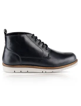 Alderman Mens Premium Leather Lace Up Boots - Silver Street London - FashionsVida