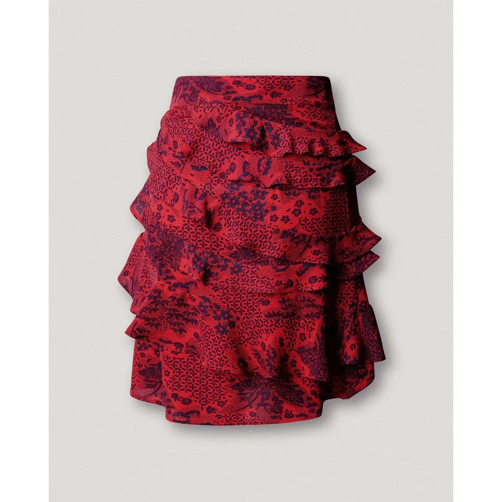 Falda de mujer midi estampado floral - Pepe Jeans - FashionsVida