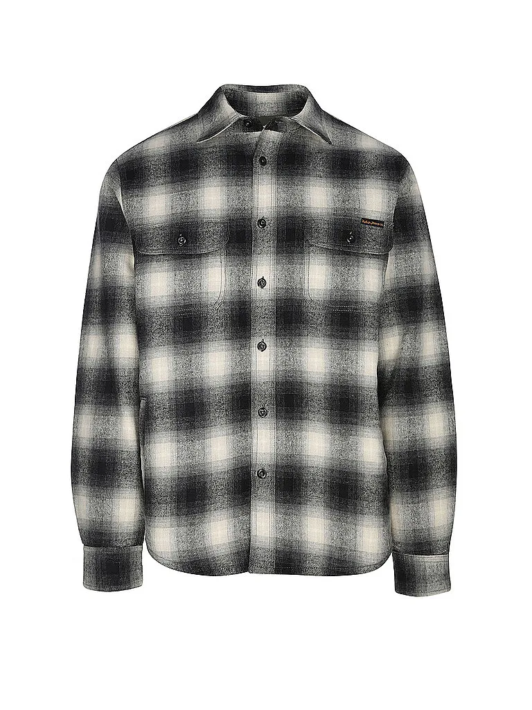 Overshirt GLENN schwarz L Herren - Nudie Jeans - FashionsVida