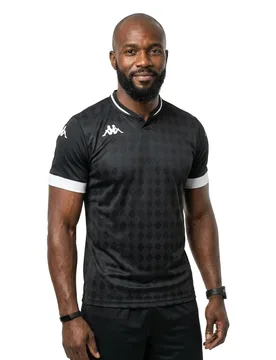 T-shirt à Manches Courtes Bofi Black / White S - Kappa - FashionsVida