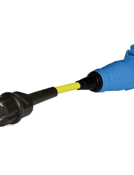 Cee Schuko Adapter Cable 0.3 M Black / Bue / Yellow One Size unisex - VETUS - FashionsVida