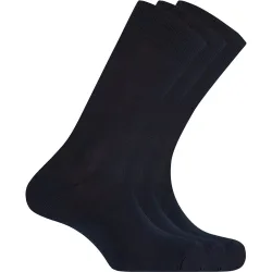 Pack de 3 pares de calcetines de hombre de algodón. Hecho en España