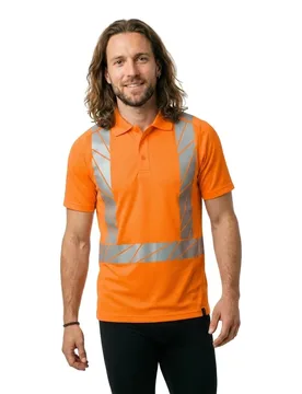 Polo à Manches Courtes Accelerate Safe 22183 Hi-Vis Orange 5XL - MASCOT - FashionsVida