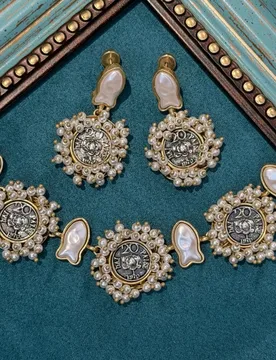 Vintage White Shell Small Fish Ancient Coins Pearl Flower Jewelry Sets Necklace Earring Luxury Brand Designer Art Deco 2026 Gift - Aliexpress - FashionsVida