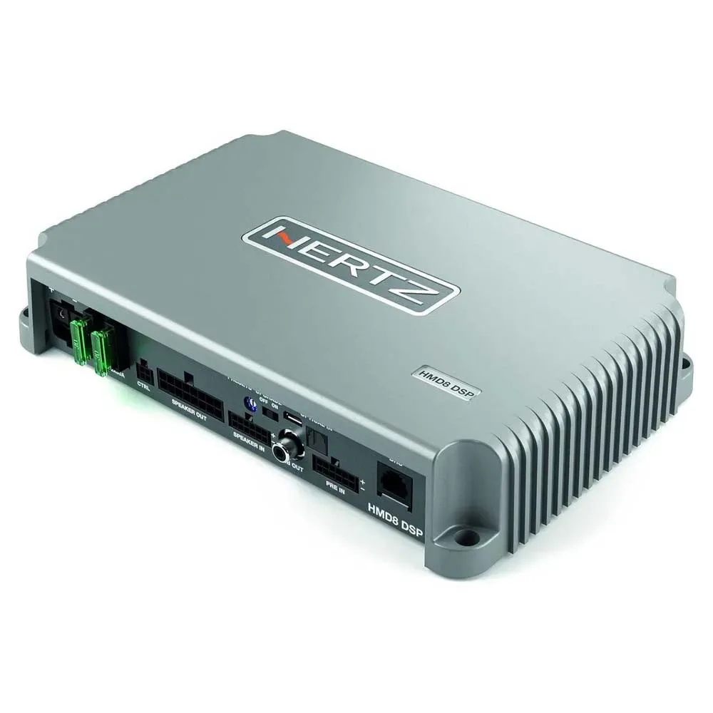 Hmd8 Dsp Amplifier 23.8x4.67x15.5 Cm 150w Grey One Size unisex - Hertz - FashionsVida