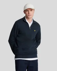 Men's Loopback 1/4 Zip Sweatshirt in Dark Navy