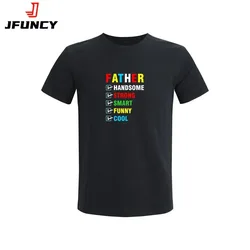 Short Sleeve Tshirt Men's Oversized Top 2025 Man T-shirt Men Cotton T Shirt Fashion Dad Graphic Tees Mans Summer Clothes