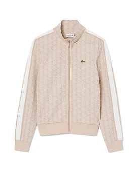 Sudadera con cremallera beige S - Lacoste - FashionsVida