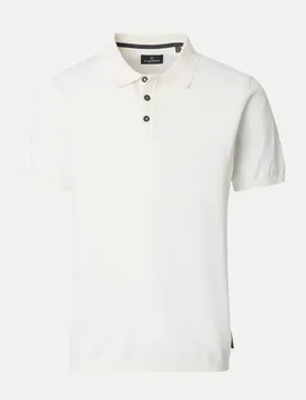 Hemd mit Polokragen Weiß L - Casamoda - FashionsVida