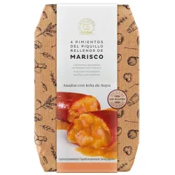 Pimientos del piquillo rellenos de marisco