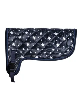 Decke Print HOBBY HORSING dunkelblau Sternenmuster - HKM - FashionsVida