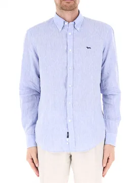 Camicia in lino AZZURRO CHIARO L - Harmont & Blaine - FashionsVida