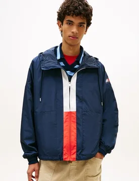 Cortavientos de hombre con capucha de - Tommy Jeans - FashionsVida