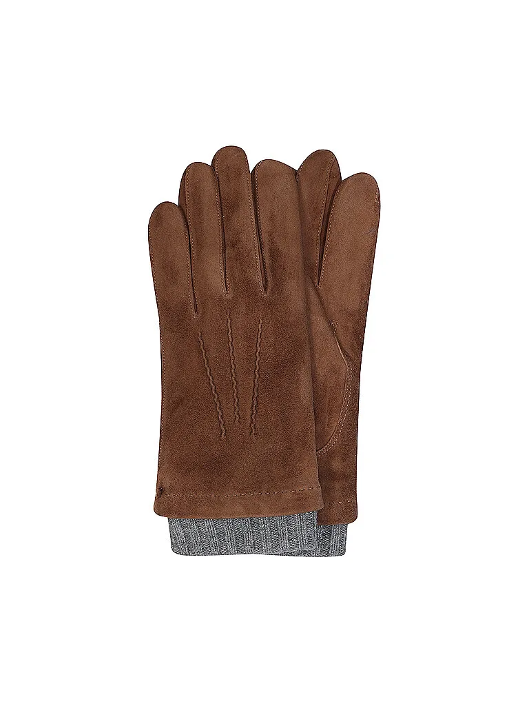 Gants en cuir marron 10 - Tr-Handschuhe - FashionsVida