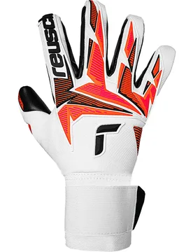 Gants De Gardien De But Attrakt Freegel Gold X White / Shock Orange / Black 9 unisex - Reusch - FashionsVida