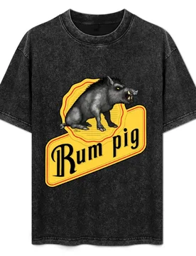 Rum Pig T-Shirt Basic Daily Outfit Short Sleeve Tee - Aliexpress - FashionsVida