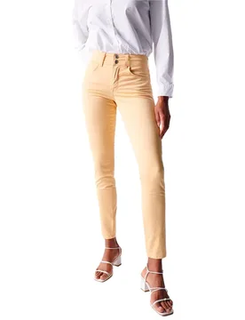 Jeans Secret Skinny Fit Medium Yellow 28 - Salsa Jeans - FashionsVida