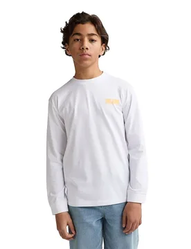 Maglietta A Maniche Lunghe B-1060-tlr697 Bright White 11-12 Anni - Petrol industries - FashionsVida