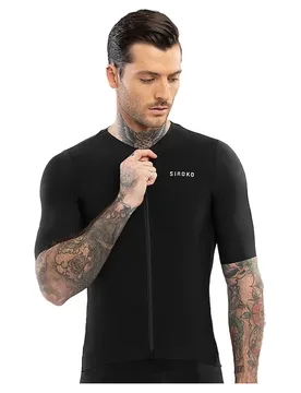Maglia A Maniche Corte Srx Pro High Tech Black - Siroko - FashionsVida