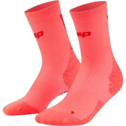 Core Run Ultralight 4.0 Laufsocken Mid-Cut Damen Neon Coral/Red 37-40
