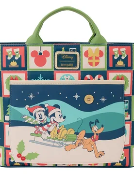 Sac à Dos Mickey & Minnie Holiday Multicolor One Size unisex - Loungefly - FashionsVida