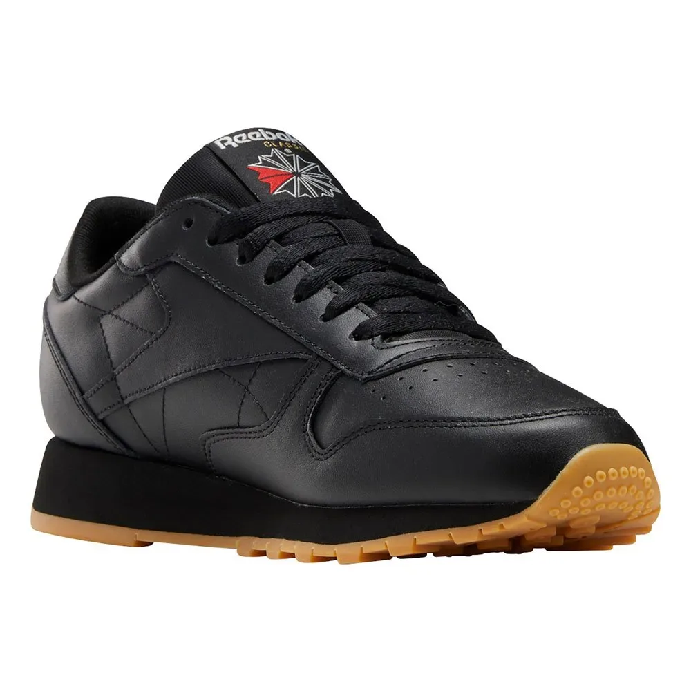 Classics Sneaker Leather Core Black / Pure Grey / Rubber Gum-02 EU 45 - Reebok - FashionsVida