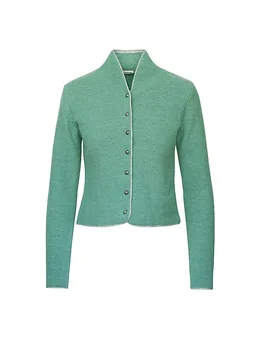 Trachtenstrickjacke DORIKA grün L damen - Stapf - FashionsVida