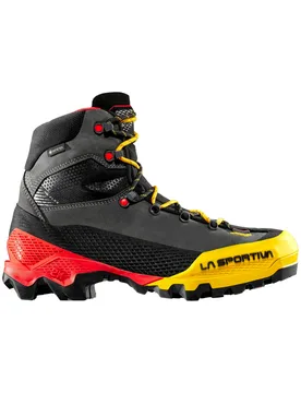 Chaussures d'alpinisme en GORE-TEX® - Aequilibrium LT GTX Black/Yellow en Cuir - Taille 44 - Noir - La Sportiva - FashionsVida