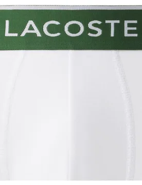 Pack de 3 calzoncillos de algodón elástico con logo en la cintura - Lacoste - FashionsVida